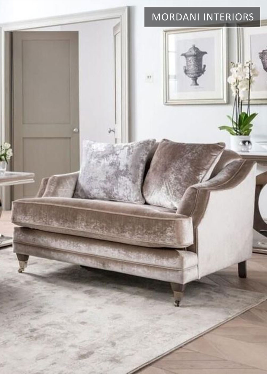 Metallic Pink Velvet Upholstery Fabric